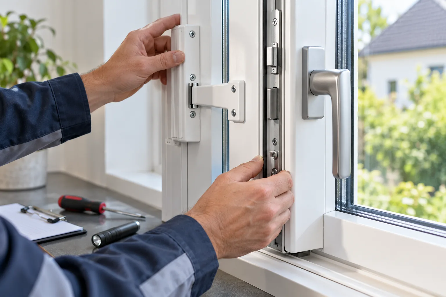 Fachkundige Prüfung einer mechanischen Fenstersicherung